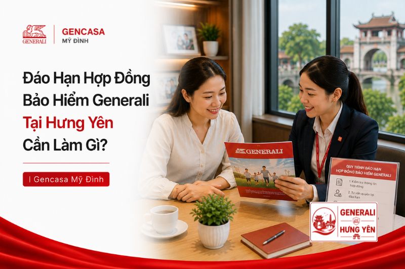 Đáo hạn hợp đồng bảo hiểm Generali tại Hưng Yên cần làm gì.