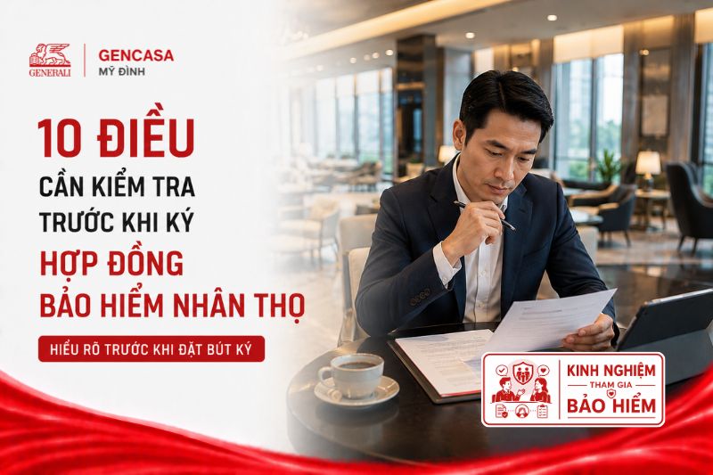 10 điều cần kiểm tra trước khi ký hợp đồng bảo hiểm nhân thọ