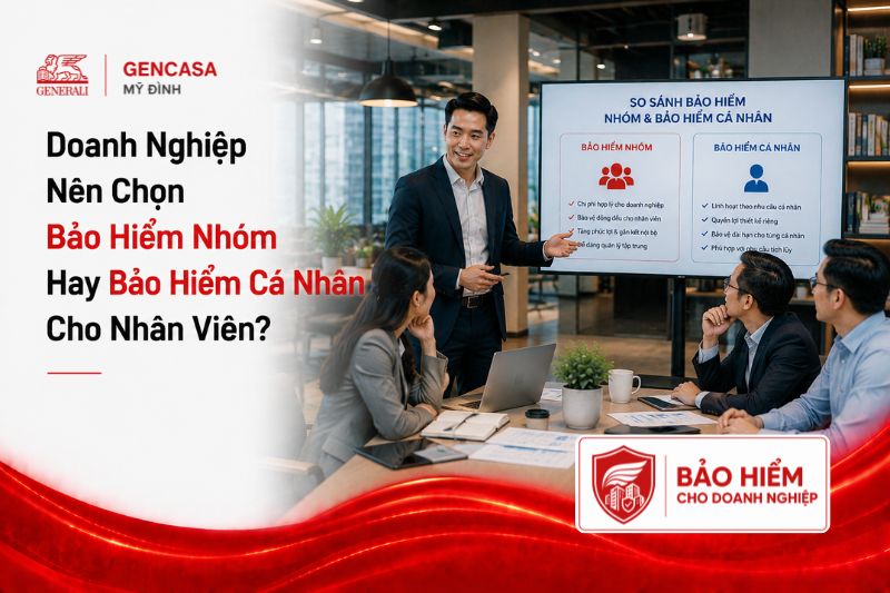 Doanh nghiệp nên chọn bảo hiểm nhóm hay bảo hiểm cá nhân cho nhân viên