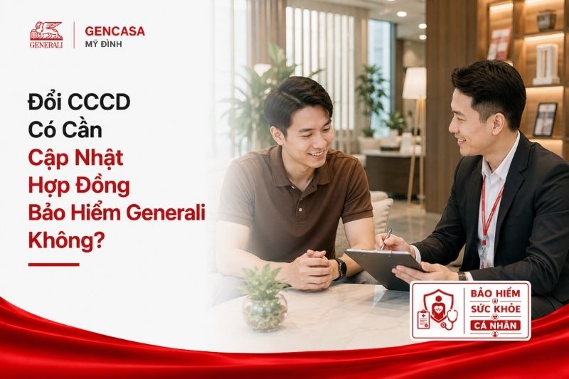 Đổi cccd có cần cập nhật hợp đồng bảo hiểm generali không.