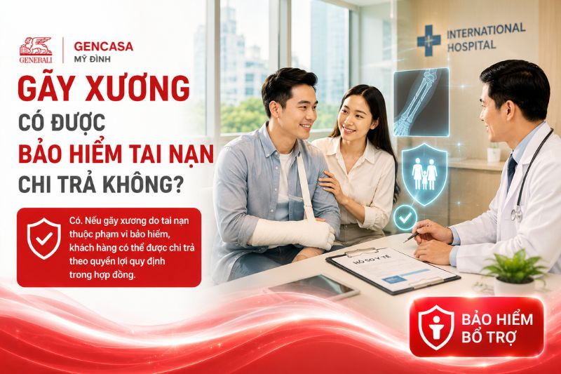 Gãy xương có được bảo hiểm tai nạn chi trả không