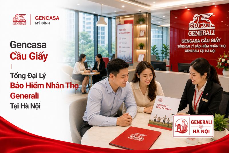Tổng đại lý bảo hiểm nhân thọ gencasa Cầu Giấy.