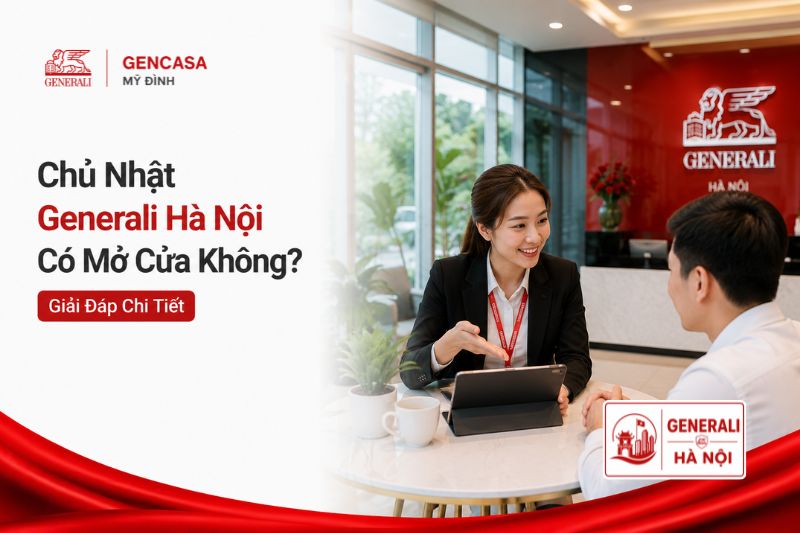 Chủ nhật Generali Hà nội có mở cửa không.