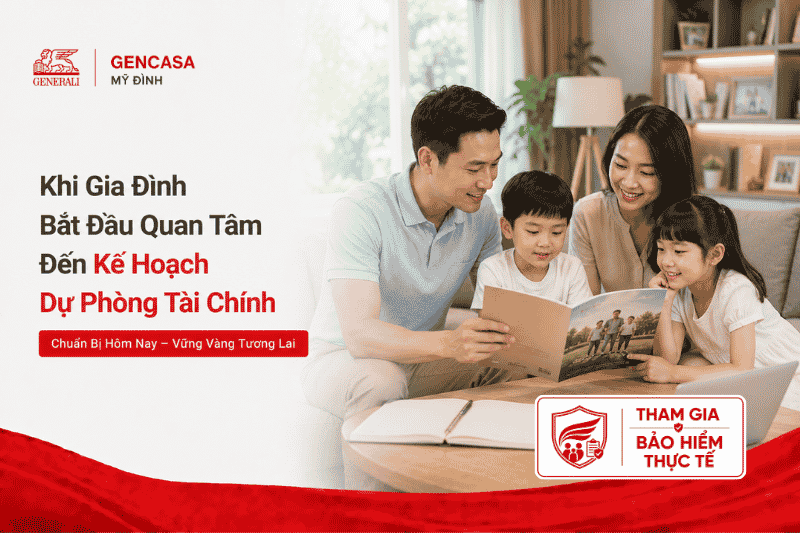 Khi gia đình bắt đầu quan tâm đến kế hoạch dự phòng tài chính