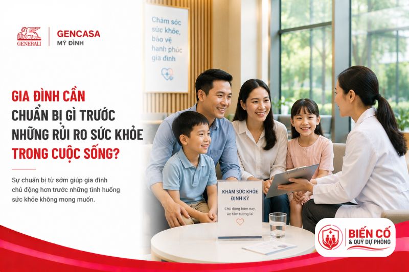 Gia đình cần chuẩn bị gì trước những rủi ro sức khỏe trong cuộc sống