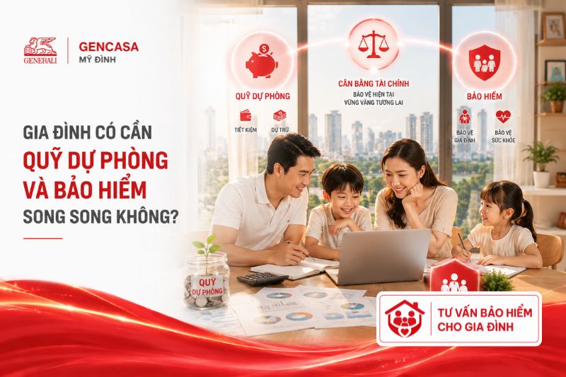 Gia đình có cần quỹ dự phòng và bảo hiểm song song không