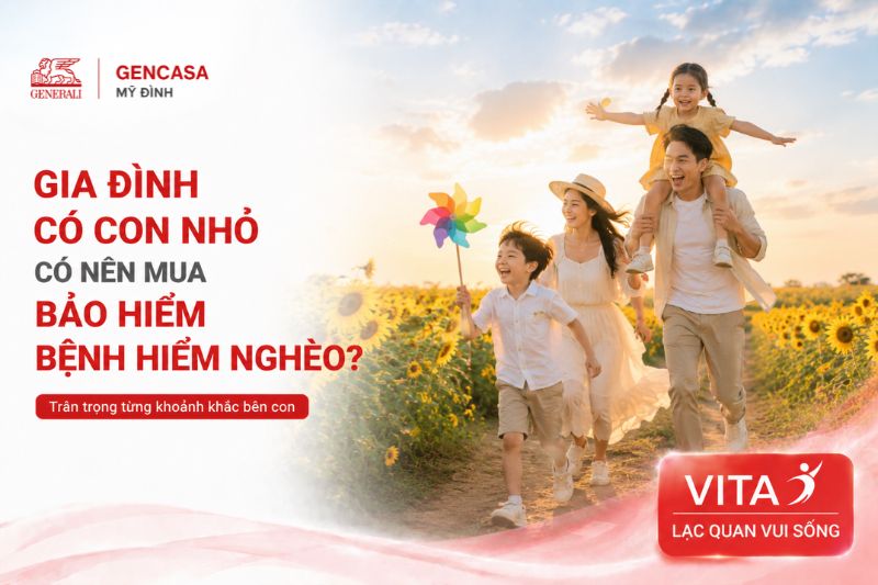 Gia đình có con nhỏ có nên mua bảo hiểm bệnh hiểm nghèo
