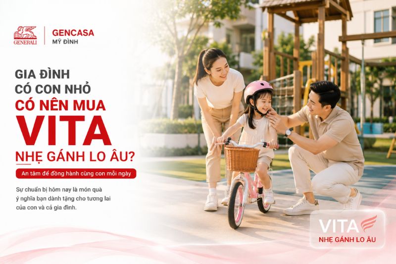 Gia đình có con nhỏ có nên mua vita nhẹ gánh lo âu