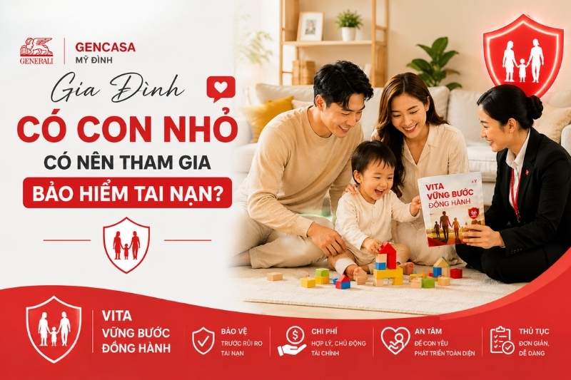 gia đình có con nhỏ có nên tham gia bảo hiểm tai nạn