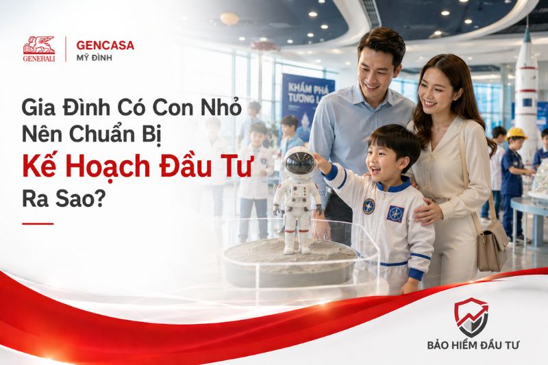 Gia đình có con nhỏ nên chuẩn bị kế hoạch đầu tư ra sao