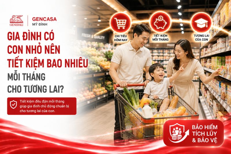 Gia đình có con nhỏ nên tiết kiệm bao nhiêu mỗi tháng cho tương lai