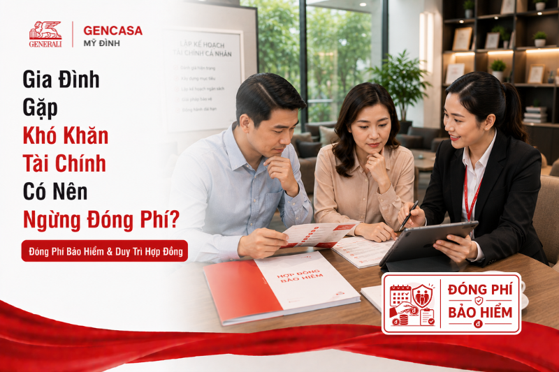 Gia đình gặp khó khăn tài chính có nên ngừng đóng phí