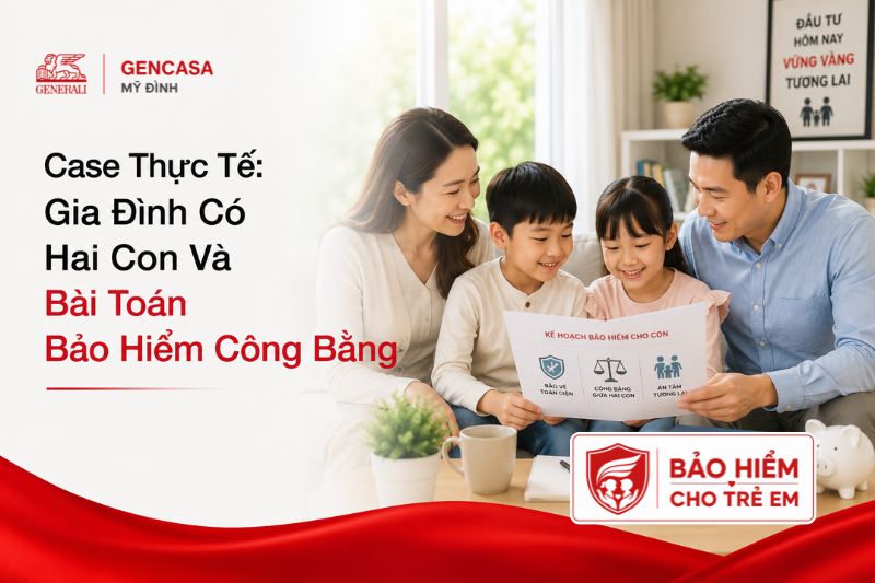 Gia đình có hai con và bài toán bảo hiểm công bằng
