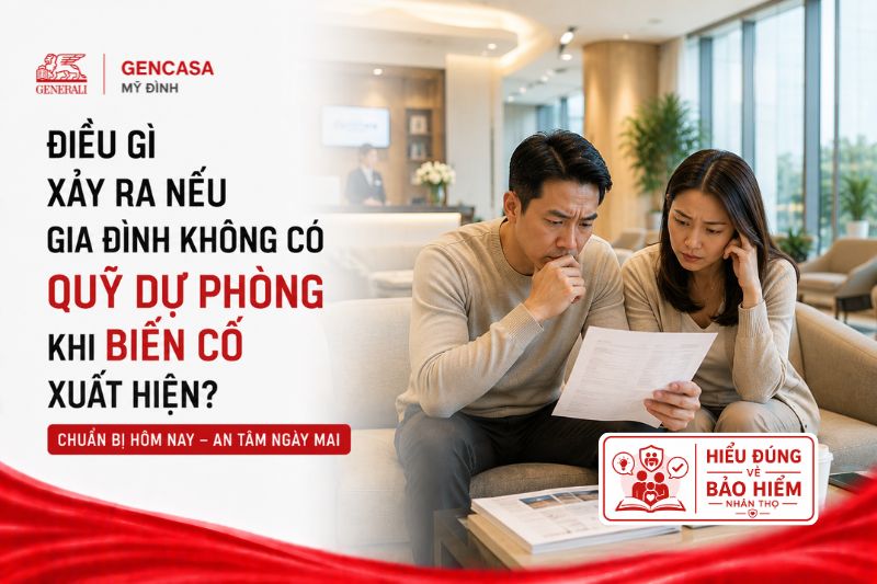 Điều gì xảy ra nếu gia đình không có quỹ dự phòng khi biến cố xuất hiện