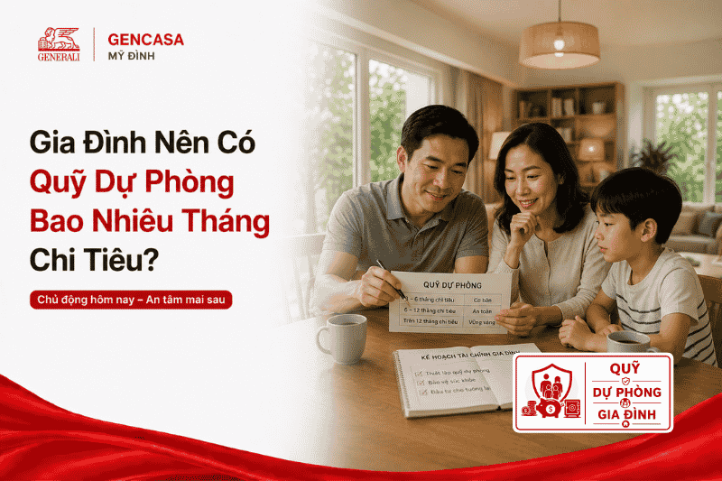 Gia đình nên có quỹ dự phòng bao nhiêu tháng chi tiêu