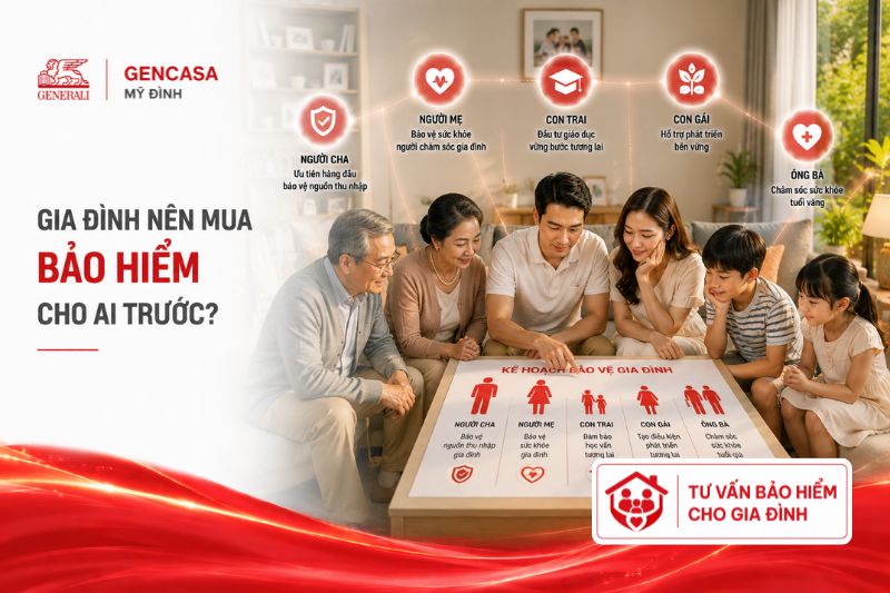 Gia đình nên mua bảo hiểm cho ai trước