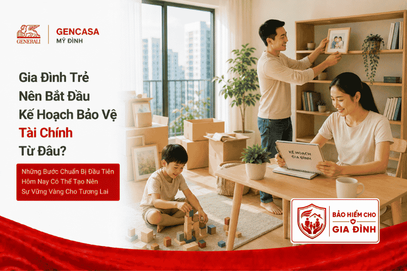 Gia đình trẻ nên bắt đầu kế hoạch bảo vệ tài chính từ đâu