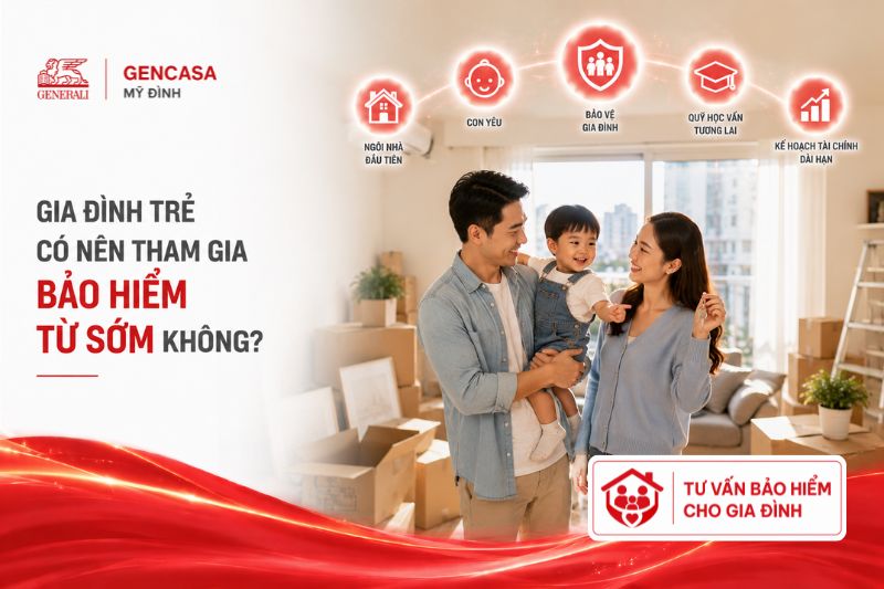 Gia đình trẻ có nên tham gia bảo hiểm từ sớm không