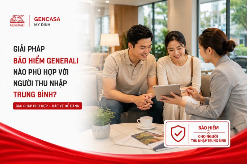 Giải pháp bảo hiểm generali nào phù hợp với người thu nhập trung bình