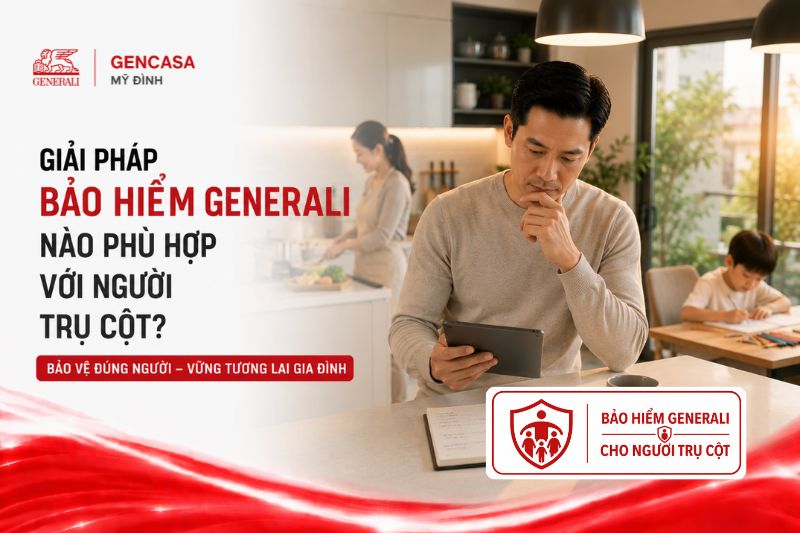 Giải pháp bảo hiểm generali nào phù hợp với người trụ cột