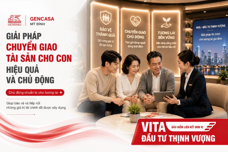 Giải pháp chuyển giao tài sản cho con hiệu quả và chủ động