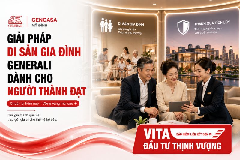 Giải pháp di sản gia đình generali dành cho người thành đạt