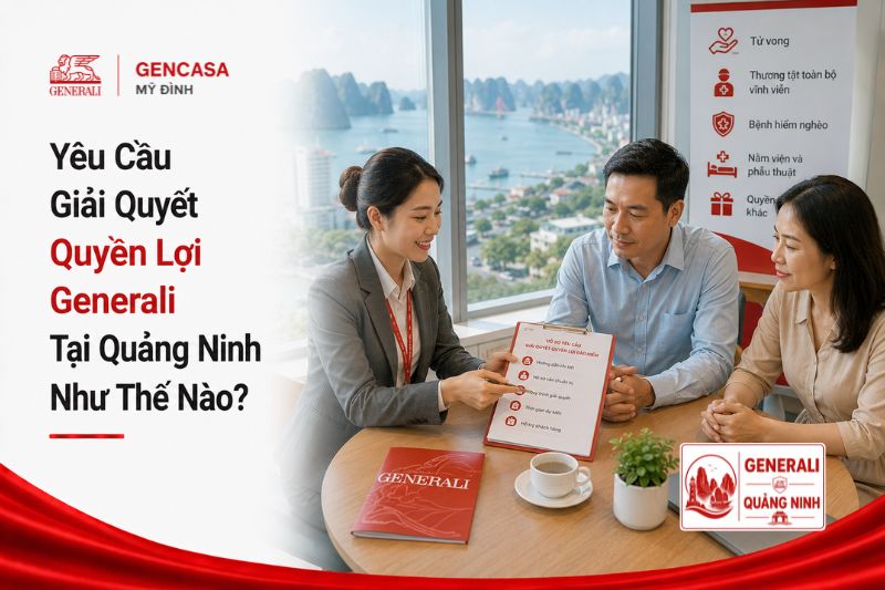 Yêu cầu giải quyết quyền lợi Generali tại Quảng Ninh như thế nào.