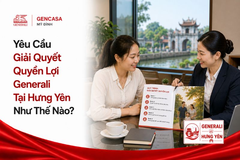 Yêu cầu giải quyết quyền lợi generali tại Hưng Yên như thế nào.