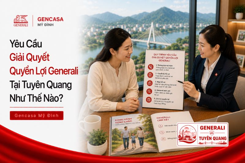 Yêu cầu giải quyết quyền lợi Generali tại Tuyên Quang như thế nào.