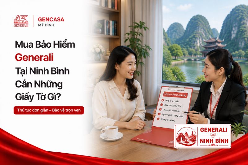 Mua bảo hiểm Generali tại Ninh Bình cần những giấy tờ gì.