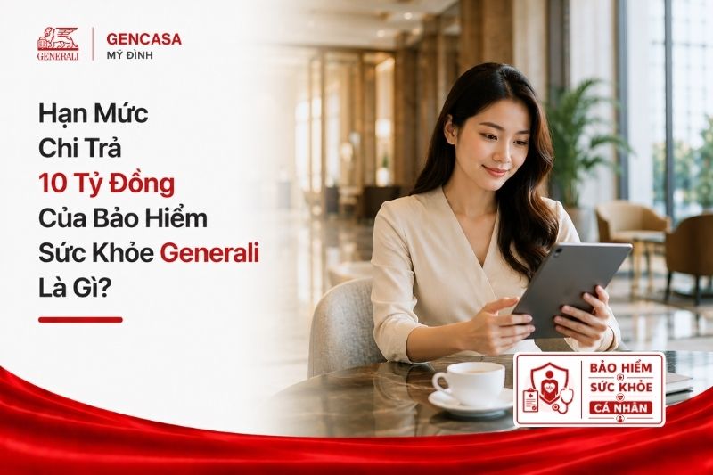 Hạn mức chi trả 10 tỷ đồng của bảo hiểm sức khỏe generali là gì.