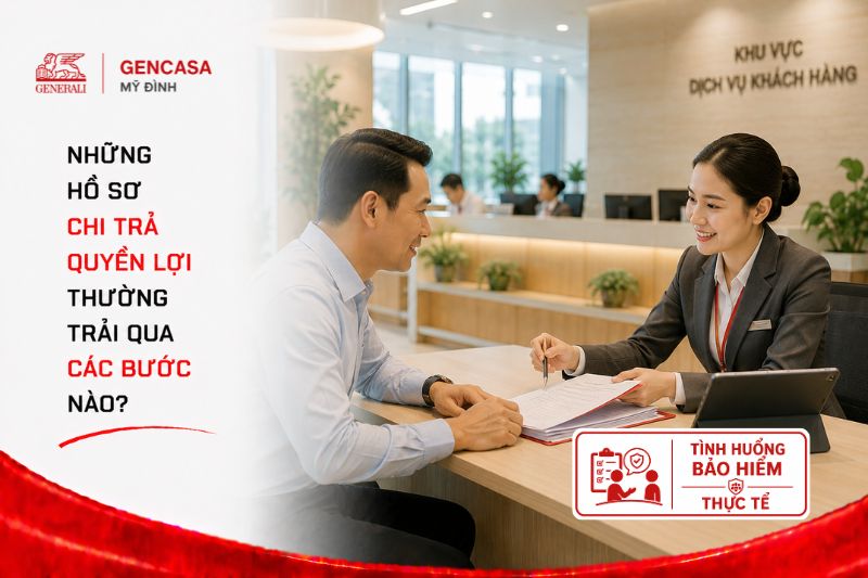 Những hồ sơ chi trả quyền lợi thường trải qua các bước nào