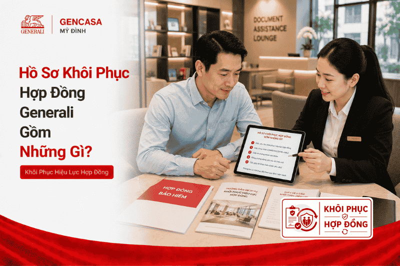 Hồ sơ khôi phục hợp đồng generali gồm những gì