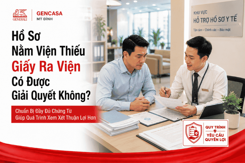 Hồ sơ nằm viện thiếu giấy ra viện có được giải quyết không