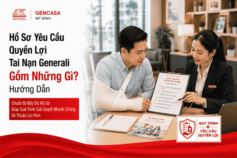 Hồ sơ yêu cầu quyền lợi tai nạn generali gồm những gì