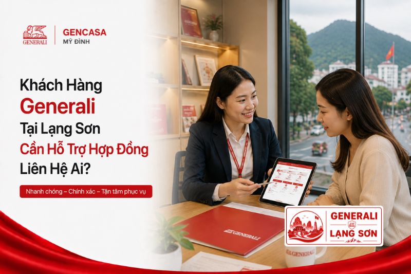 Khách hàng Generali tại Lạng Sơn cần hỗ trợ hợp đồng liên hệ ai.