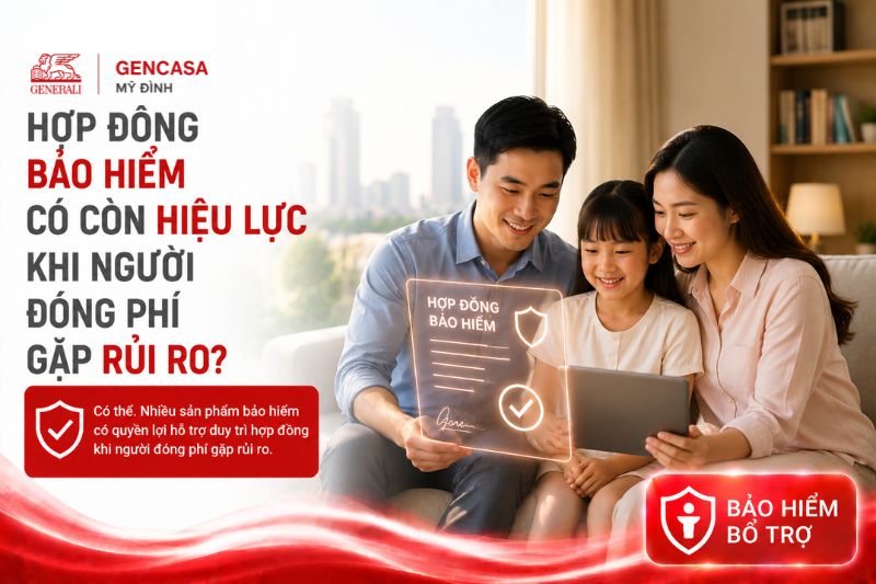 Hợp đồng bảo hiểm có còn hiệu lực khi người đóng phí gặp rủi ro