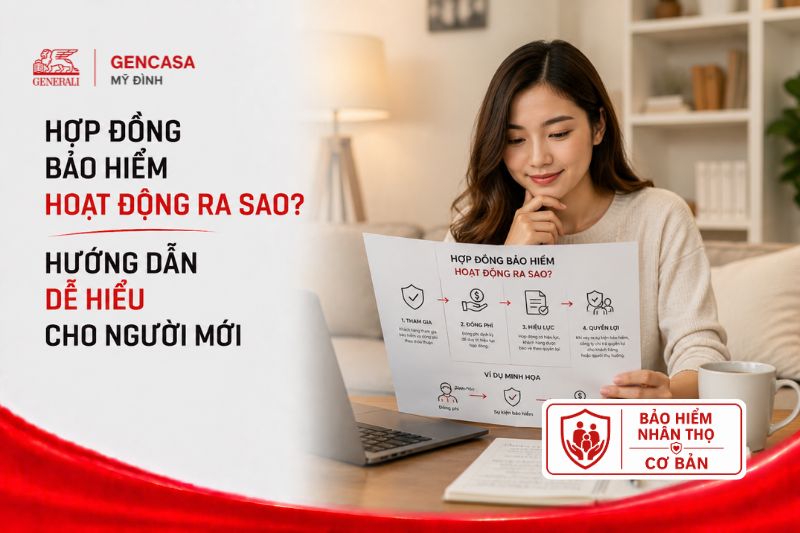 Hợp đồng bảo hiểm hoạt động ra sao, hướng dẫn dễ hiểu cho người mới