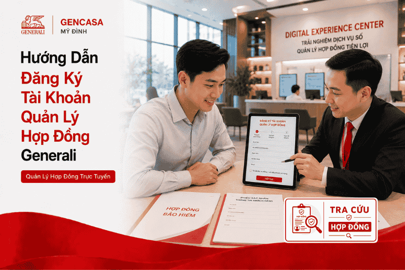Hướng dẫn đăng ký tài khoản quản lý hợp đồng generali