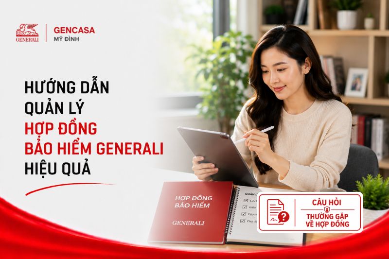 Hướng dẫn quản lý hợp đồng bảo hiểm generali hiệu quả