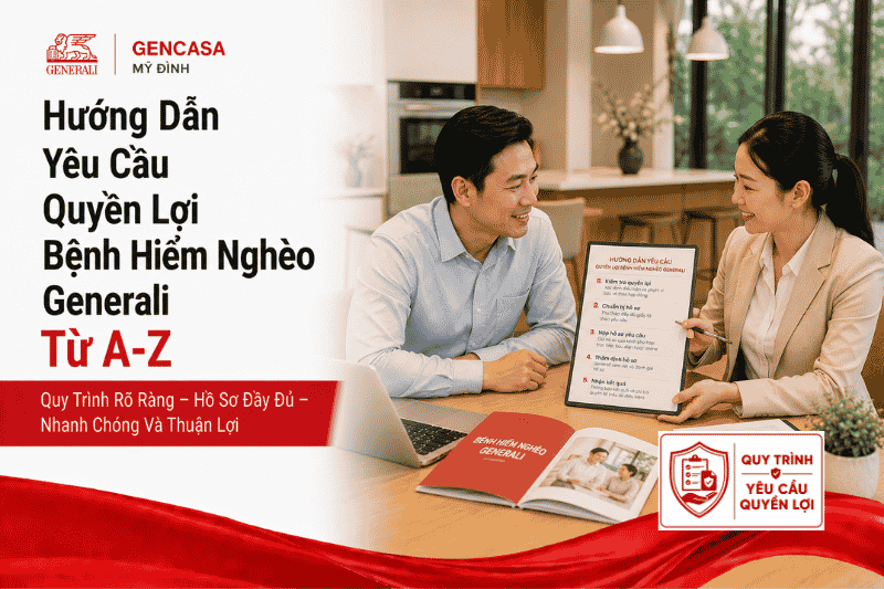 Hướng dẫn yêu cầu quyền lợi bệnh hiểm nghèo generali từ A-Z