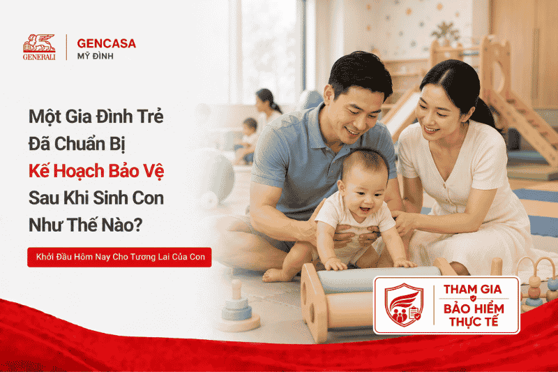 Một gia đình trẻ đã chuẩn bị kế hoạch bảo vệ sau khi sinh con như thế nào