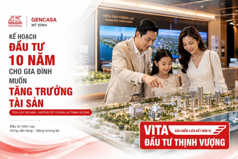 Kế hoạch đầu tư 10 năm cho gia đình muốn tăng trưởng tài sản