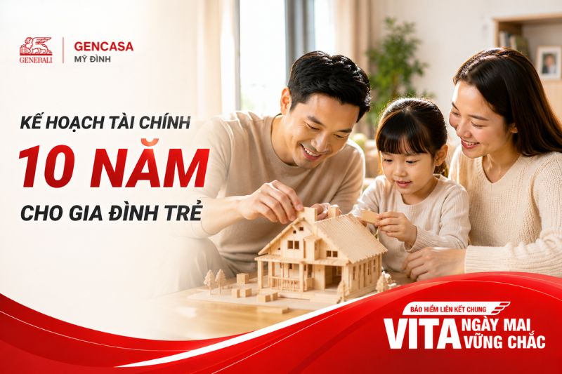 Kế hoạch tài chính 10 năm cho gia đình trẻ