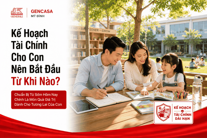 Kế hoạch tài chính cho con nên bắt đầu từ khi nào