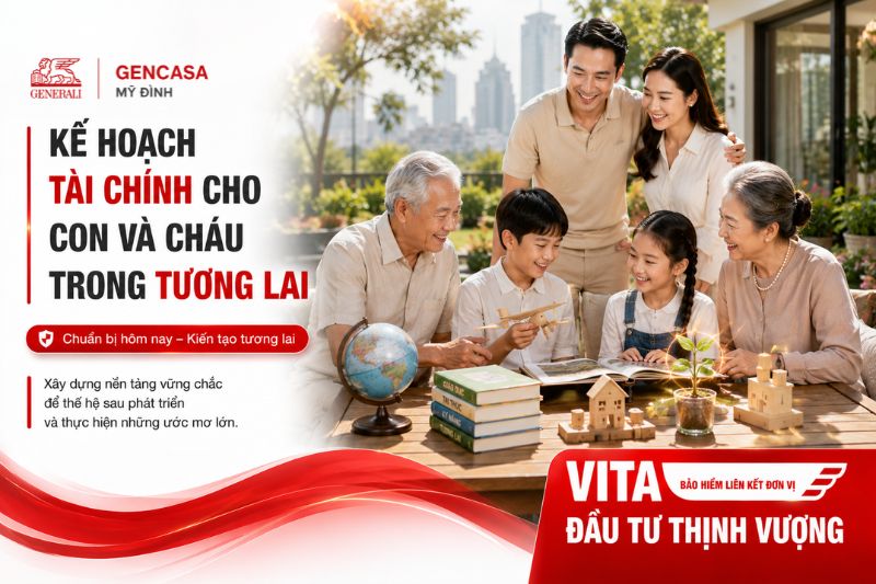 Kế hoạch tài chính cho con và cháu trong tương lai