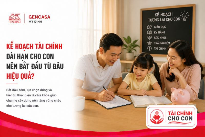 Kế hoạch tài chính dài hạn cho con nên bắt đầu từ đâu hiệu quả