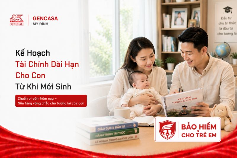 Kế hoạch tài chính dài hạn cho con từ khi mới sinh
