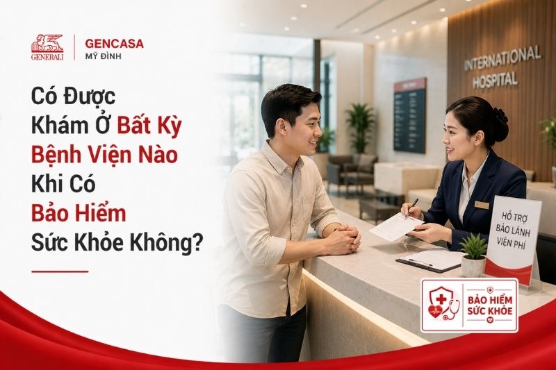 Có được khám ở bất kỳ bệnh viện nào khi có bảo hiểm sức khỏe không.