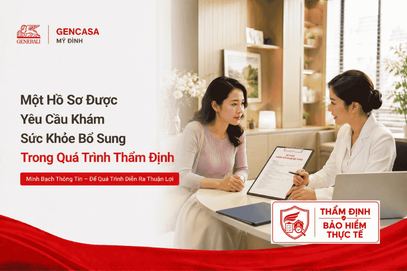 Một hồ sơ được yêu cầu khám sức khỏe bổ sung trong quá trình thẩm định